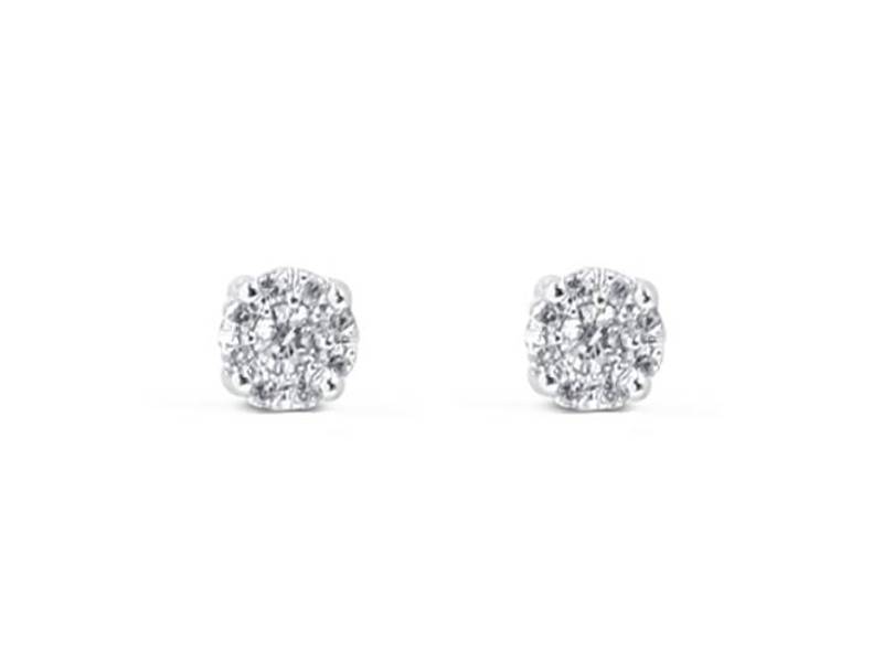 18KT WHITE GOLD EARRING WITH DIAMONDS GIANNI CARITA' FO1032/GS