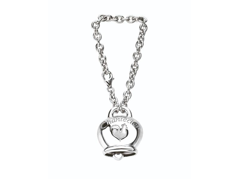 MAXI CAMPANELLA SILVER KEY RING ET VOILA' CHANTECLER 29294