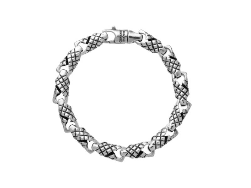 BRACCIALE UOMO IN ARGENTO MIKE GRANDE GIOVANNI RASPINI 11062