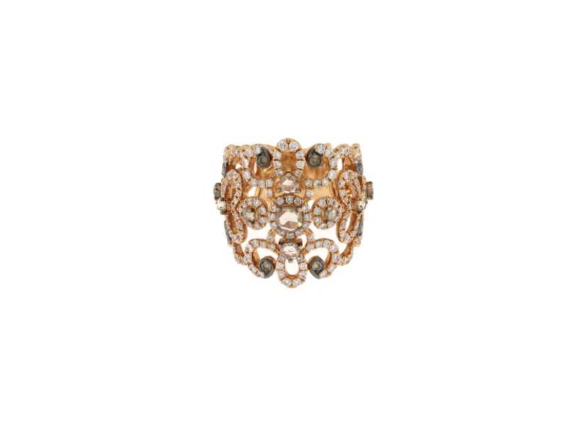 ROSE GOLD AND DIAMOND RING JOVANE JR2224A