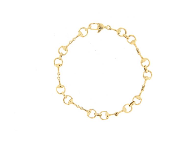 18KT YELLOW GOLD BRACELET HORSEBIT GUCCI 154942J85008000