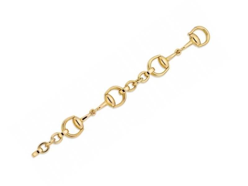 18KT YELLOW GOLD BRACELET HORSEBIT GUCCI YBA325811001