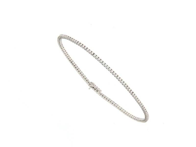 TENNIS BRACELET WHITE GOLD AND DIAMONDS CT 1,00 E VS JUNIOR B 153