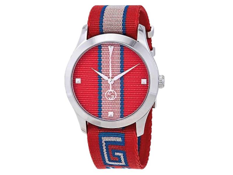 OROLOGIO QUARZO ACCIAIO/NYLON G-TIMELESS GUCCI YA1264070