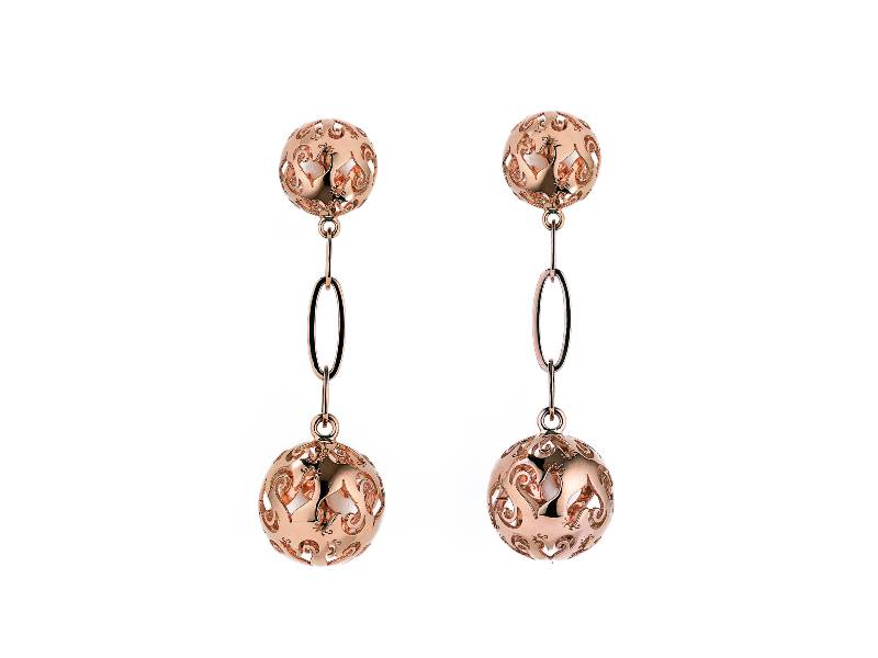 18KT PINK GOLD EARRING J'ò CHANTECLER 26159