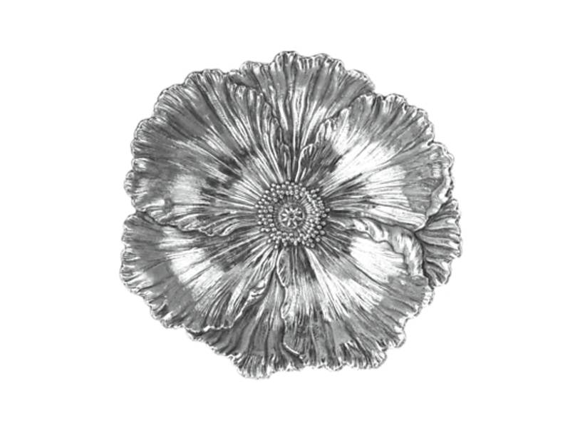 SILVER BOWL POPPY FLOWER FLOWERS BUCCELLATI OFIOPAP09