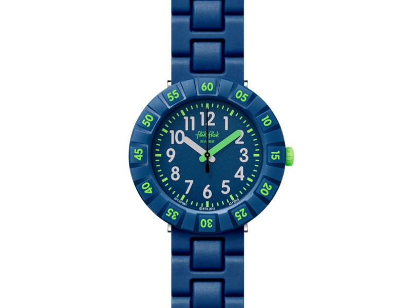 OROLOGIO BAMBINO QUARZO DARK BLUE FLIK FLAK ZFCSP086