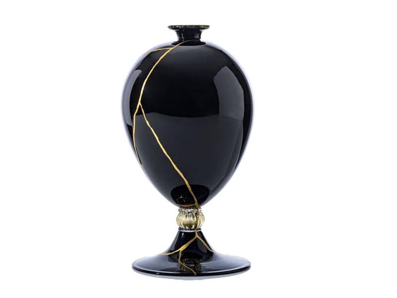 SMALL KINTSUGI VERONESE VASE NUMBERED EDITION VENINI 600.17