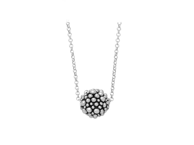 COLLANA ARGENTO BOULE PERLAGE GIOVANNI RASPINI 11599