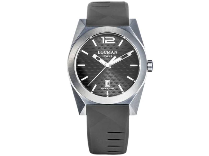 OROLOGIO UOMO QUARZO ACCIAIO/SILICONE STEALTH LOCMAN 0810A07S-00GYWHSA