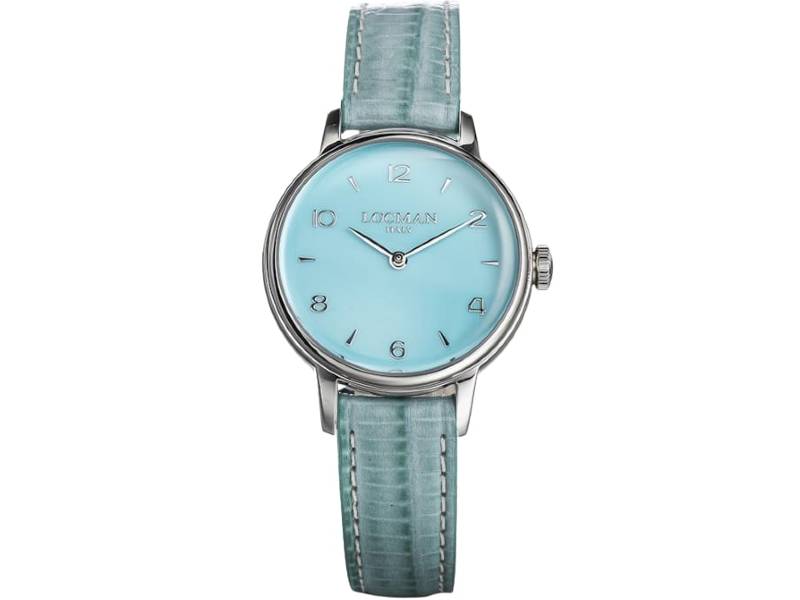 WOMEN'S WATCH STEEL/LEATHER QUARTZ 1960 LOCMAN 0253A012A-00GANKPG