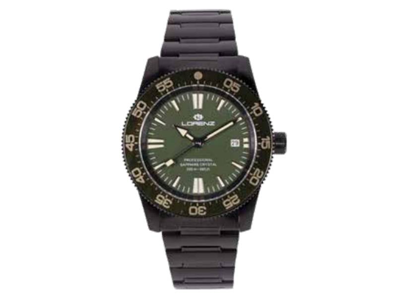 AUTOMATIC MEN'S WATCH STEEL/STEEL SHARK 4 LORENZ 030229FF