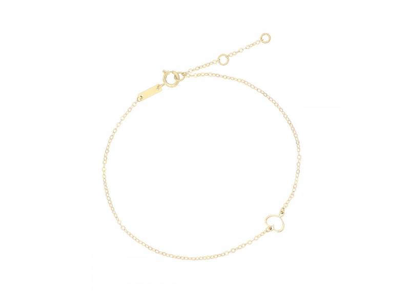 18KT YELLOW GOLD HEART BRACELET LES PETITS DE MAMAN MAMAN ET SOPHIE BRPDM1MSO
