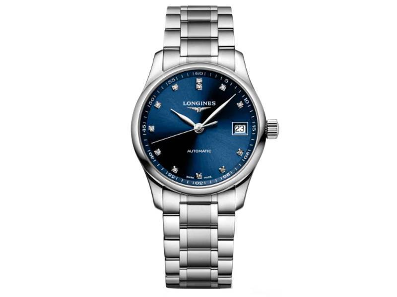 OROLOGIO DONNA AUTOMATICO ACCIAIO/ACCIAIO CON DIAMANTI THE LONGINES MASTER COLLECTION L2.357.4.97.6