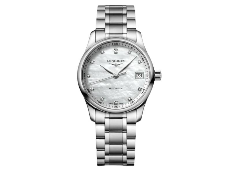 AUTOMATIC WOMEN'S WATCH STEEL/STEEL WITH DIAMONDS THE LONGINES MASTER COLLECTION L2.357.4.87.6