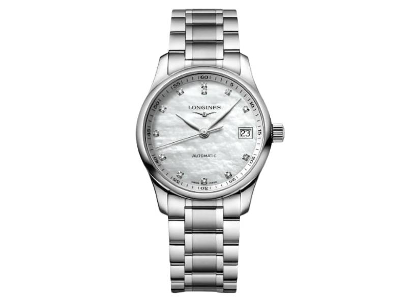 OROLOGIO DONNA AUTOMATICO ACCIAIO/ACCIAIO CON DIAMANTI THE LONGINES MASTER COLLECTION L2.357.4.87.6