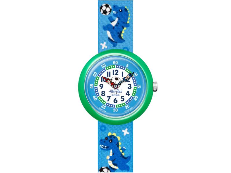 OROLOGIO BAMBINO SOCCEROZAURUS FLIK FLAK FBNP209