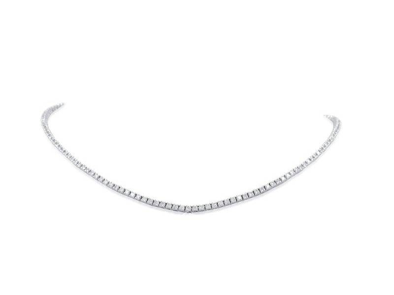 18KT WHITE GOLD CHOKER WITH DIAMONDS GIANNI CARITA' FC1284/0B/1