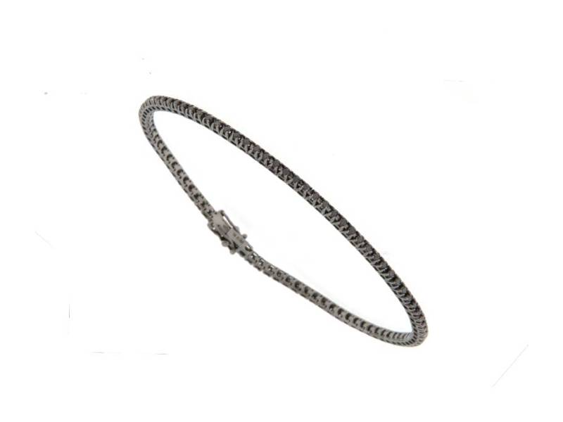 TENNIS BRACELET WITH BLACK DIAMONDS JUNIOR B JBTN099