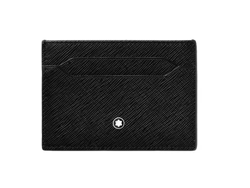 BLACK CARD HOLDER 5CC SARTORIAL MONTBLANC 130324