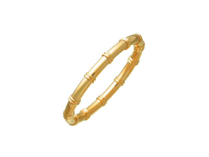 SMALL GOLD-PLATED SILVER BANGLE JACKIE GIOVANNI RASPINI 11590