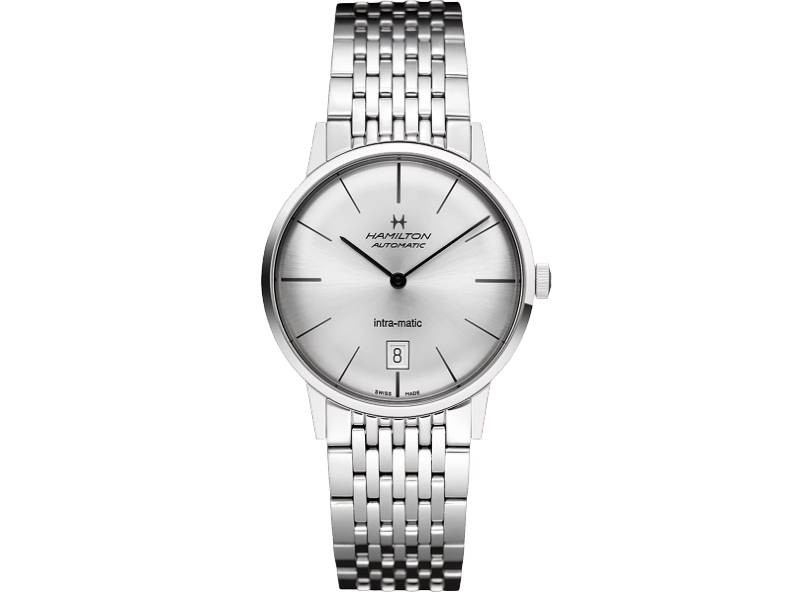 AUTOMATIC MEN'S WATCH STEEL /STEEL INTRA-MATIC H38455151