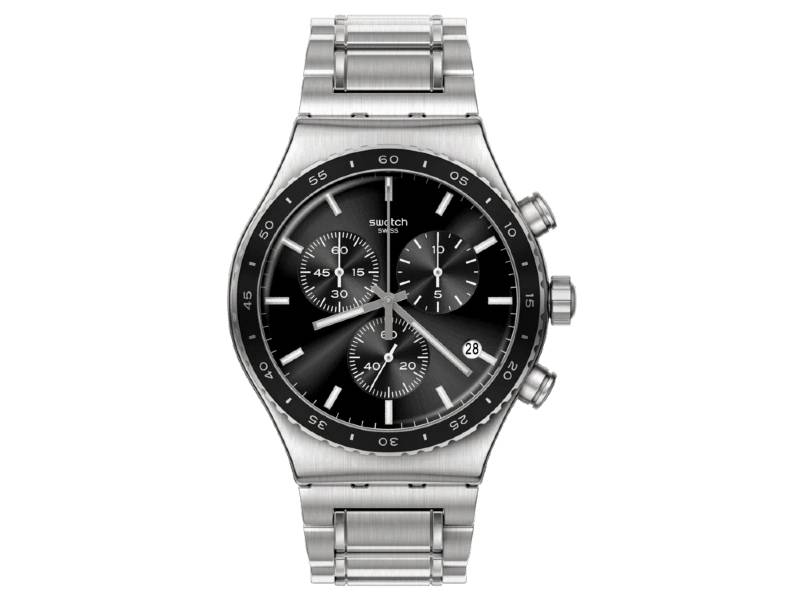 SWATCH IRONY CHRONO CARBONIUM DREAM YVS495G