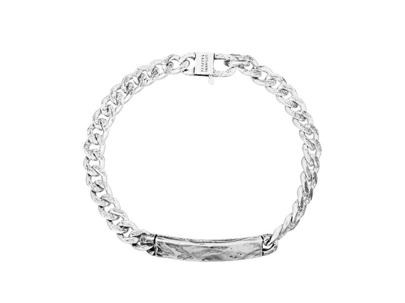 BRACCIALE UOMO ARGENTO RIVER GIOVANNI RASPINI 11239