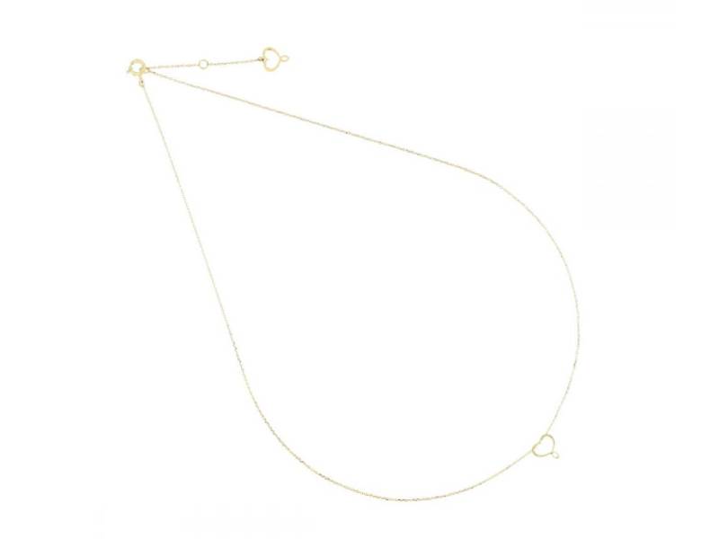18KT YELLOW GOLD NECKLACE WITH HANGING MAMAN HEART SEULEMENT SOPHIE MAMAN ET SOPHIE GCSSO1MS