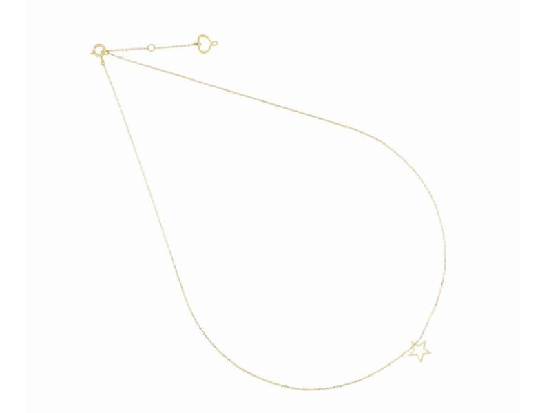 18KT YELLOW GOLD NECKLACE WITH HANGING STAR SEULEMENT SOPHIE MAMAN ET SOPHIE GCSSO3TRPN