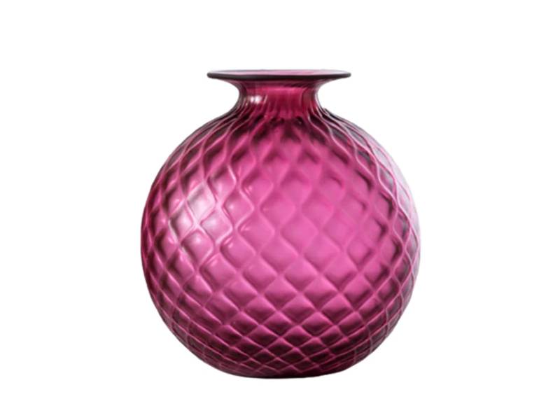 SANDBLASTED VASE MONOFIORI BALLOTON VENINI 100.14