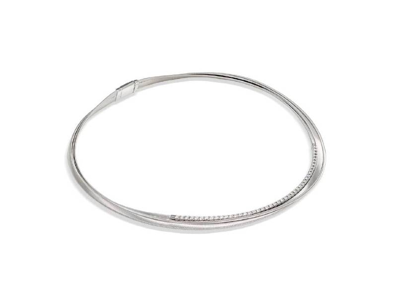 GIROCOLLO IN ORO BIANCO E DIAMANTI MASAI MARCO BICEGO CG728 B1