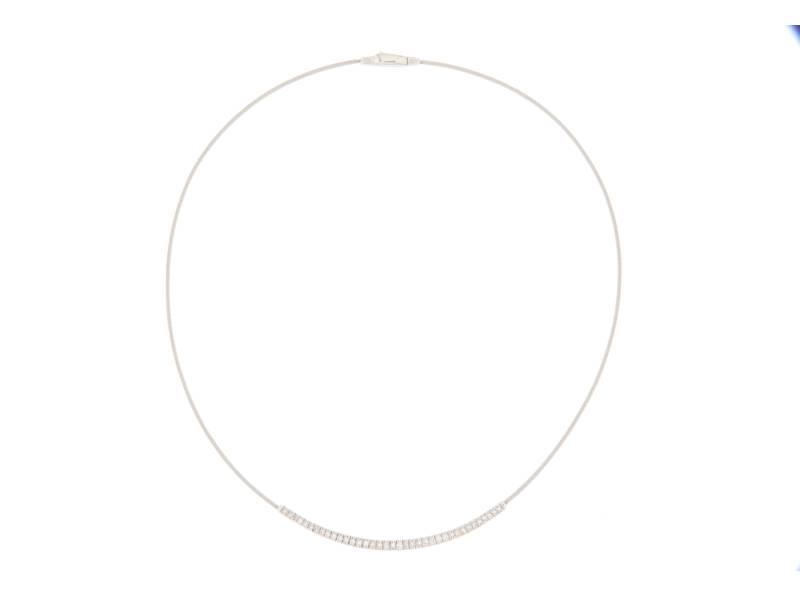 GIROCOLLO IN ORO BIANCO E DIAMANTI ST.MORITZ MARCO BICEGO CG443-B