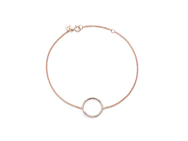 18 KT ROSE GOLD BRACELET CIRCLE BURATO BU453