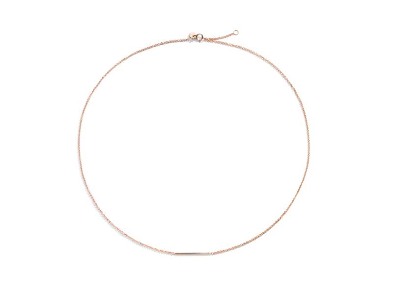 18KT ROSE GOLD NECKLACE LINEE ED ARCHI BURATO BN944