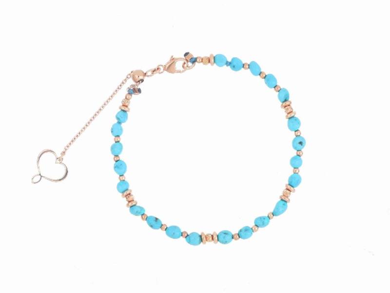 SILVER BRACELET TURQUOISE MAMAN ET SOPHIE BPTUR