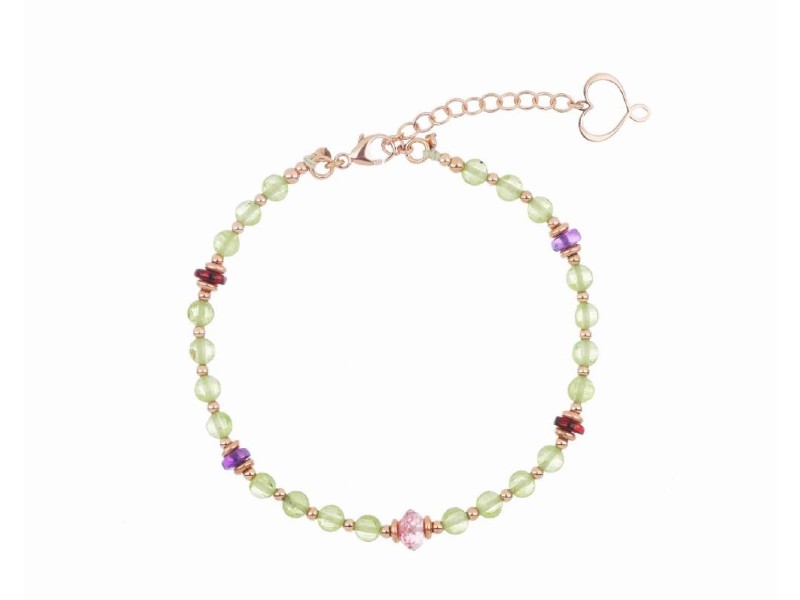 SILVER BRACELET PERIDOT MAMAN ET SOPHIE BRISF2PR