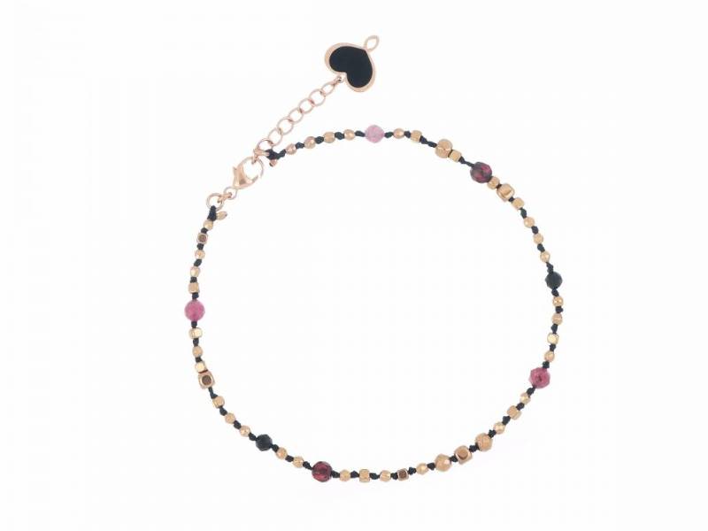 SILVER KNONT BLACK BRACAELET MAMAN ET SOPHIE BRSSAND2