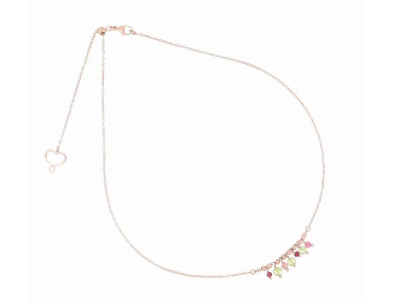 GIROCOLLO IN ARGENTO CON PERIDOTO, TORMALINA E GRANATO SEULEMENT SOPHIE MAMAN ET SOPHIE GHSSAPRT