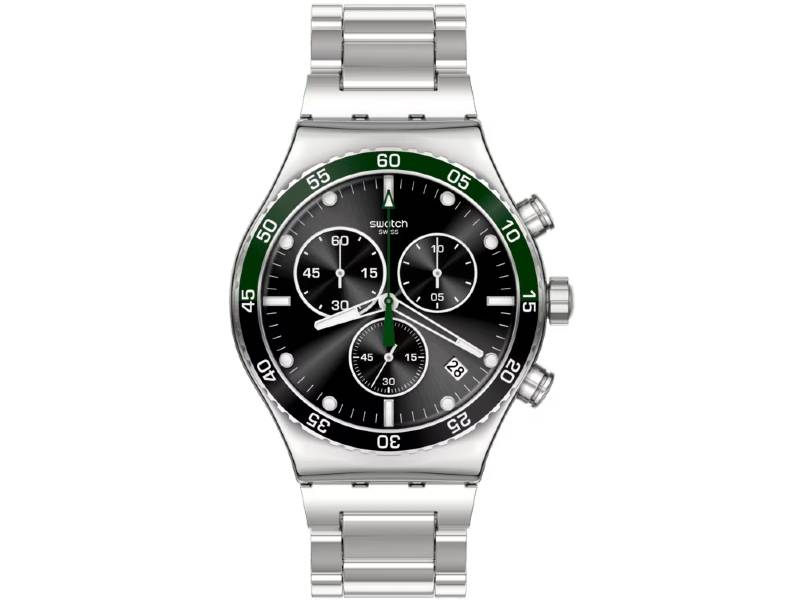 SWATCH IRONY CHRONO DARK GREEN YVS506G