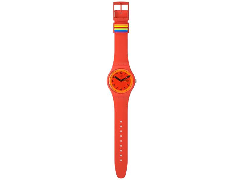 SWATCH PROUDLY RED SO29R705