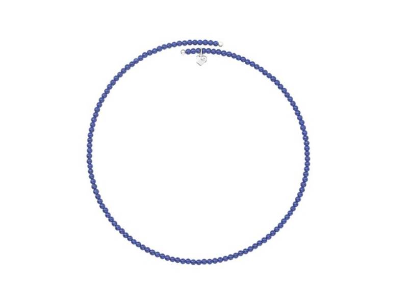 CHOKER IN COMPOUND LAPIS AND SILVER ET VOILA' CHANTECLER 42458