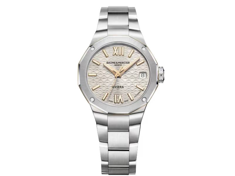 OROLOGIO DONNA AUTOMATICO ACCIAIO/ACCIAIO CON DIAMANTI RIVIERA BAUME & MERCIER M0A10730