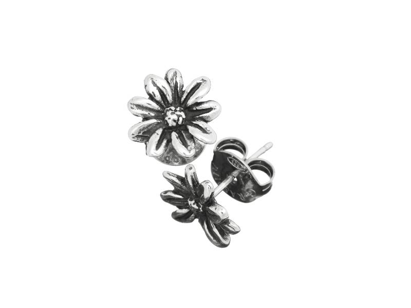 DAISY SMALL EARRING IN STERLING SILVER GIOVANNI RASPINI 07997