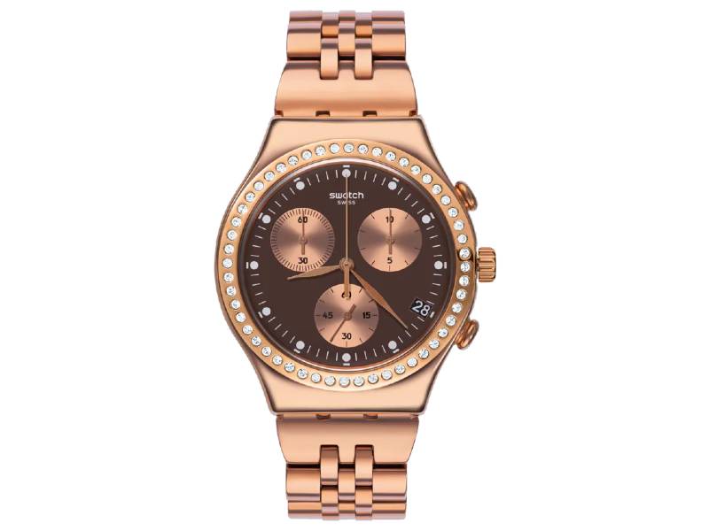 SWATCH CHRONO PRECIOUS ROSE YCG414G