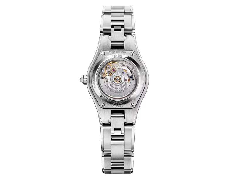 AUTOMATIC WOMEN'S WATCH STEEL/STEEL WITH DIAMONDS LINEA BAUME & MERCIER M0A10113