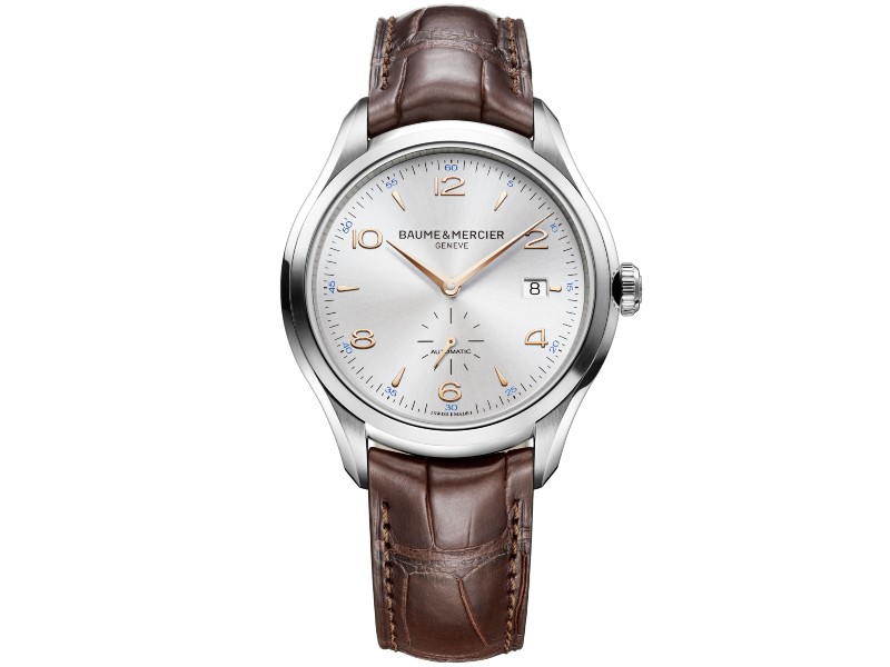 MEN'S AUTOMATIC WATCH STEEL/LEATHER BAUME & MERCIER M0A10054