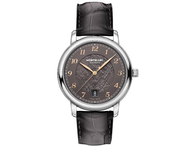 MEN'S AUTOMATIC WATCH STEEL/LEATHER STAR LEGACY MONTBLANC 130958