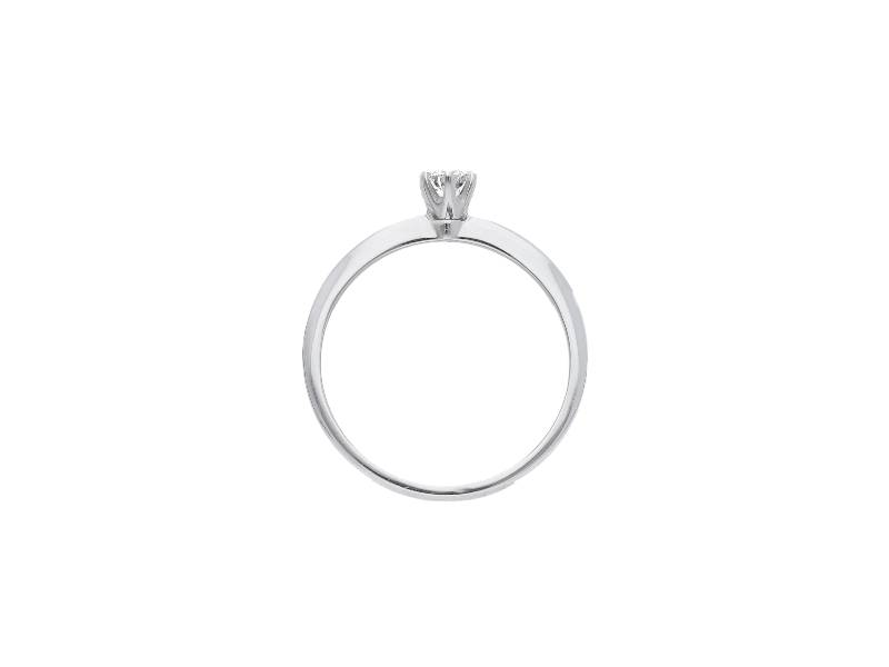 18 KT WHITE GOLD SOLITAIRE RING WITH DIAMOND 0.23 G SI JUNIOR B 10931530