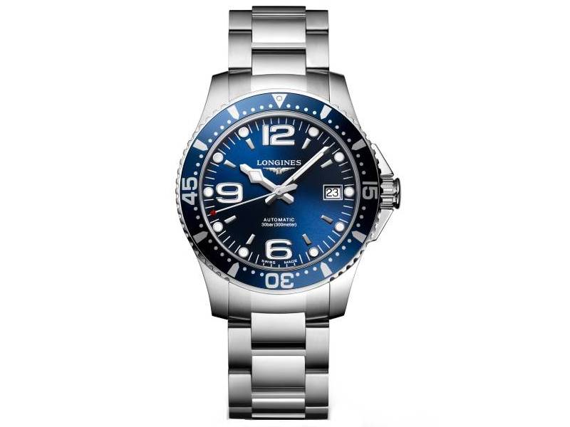 AUTOMATIC MEN'S WATCH STAINLESS STEEL/ STAINLESS STEEL HYDROCONQUEST LONGINES L3.741.4.96.6